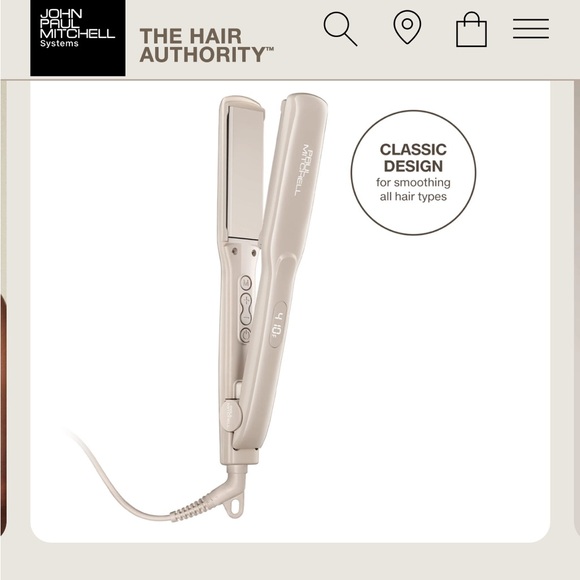 New in Box Paul Mitchell Smooth + Ceramic Flat Iron 
In Taupe 1.25 inch - Picture 3 of 5